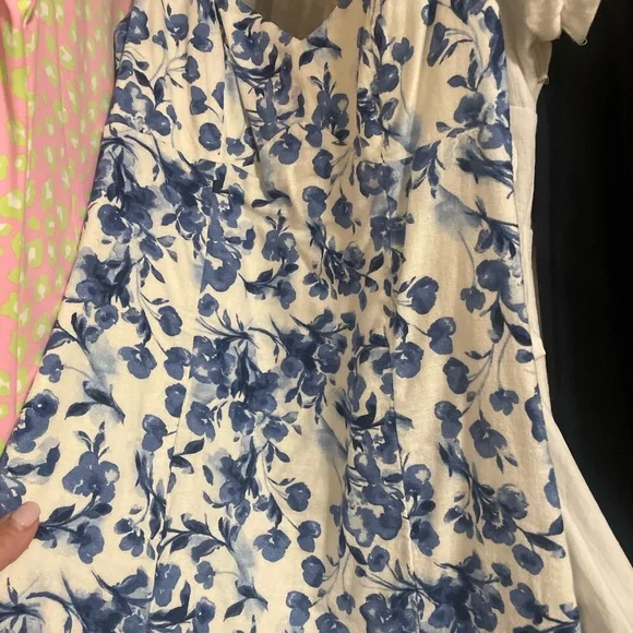 Abercrombie & Fitch Blue and White Dress SZ Small - Picture 3 of 6